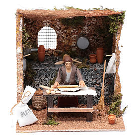 Belén napolitano: Amasadora 10cm movimiento belén