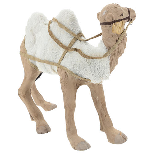 Animated camel 24cm Neapolitan Nativity 8