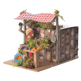 Bewegliche Krippenfiguren: Fisch Verkäufer 7cm bewegliche Krippenfigur Bewegliche Krippenfiguren: Fisch Verkäufer 7cm bewegliche Krippenfigur