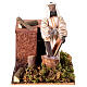 Arabian woodcutter, animated nativity figurine 12cm s1