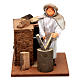 Arabian woodcutter, animated nativity figurine 12cm s5