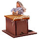 Arabian carpenter, animated nativity figurine 12cm s2