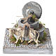 Młyn kamienny figurka ruchoma do szopki 8/10 cm 15x15x10 cm s1