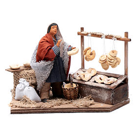 Neapolitanische Krippe: Backwarenverkäufer 12cm bewegliche Krippenfigur Neapolitanische Krippe: Backwarenverkäufer 12cm bewegliche Krippenfigur