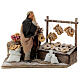 Man making taralli, animated Neapolitan Nativity figurine 12cm s1