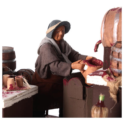 Wine maker, animated Neapolitan Nativity figurine 12cm 2