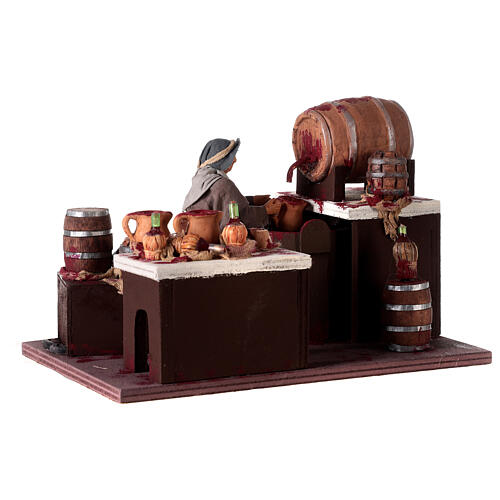 Wine maker, animated Neapolitan Nativity figurine 12cm 4