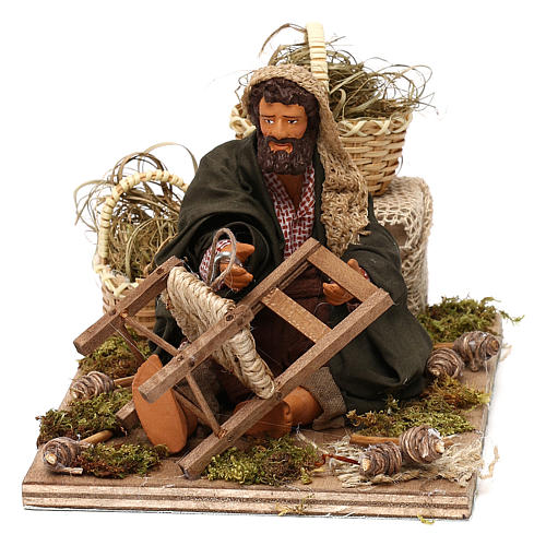 Chair fixer 14cm neapolitan animated Nativity 1