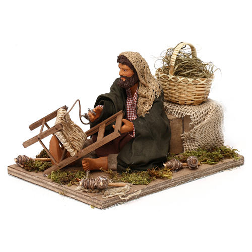 Chair fixer 14cm neapolitan animated Nativity 2