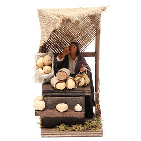 Neapolitanische Krippe: Bäckerin mit Stand 12cm bewegliche Krippenfigur Neapolitanische Krippe: Bäckerin mit Stand 12cm bewegliche Krippenfigur