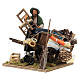 Cart of the evicted for animated Neapolitan Nativity, 14cm s7