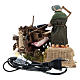 Cart of the evicted for animated Neapolitan Nativity, 14cm s9