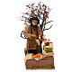 Fruit seller with scales for Animated Neapolitan Nativity, 24cm s1