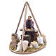 Man with sieve for animated Neapolitan Nativity, 14cm s1