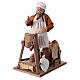 Butcher figurine for animated Neapolitan Nativity, 24cm s6