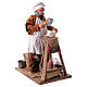 Butcher figurine for animated Neapolitan Nativity, 24cm s7