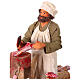 Butcher figurine for animated Neapolitan Nativity, 24cm s2