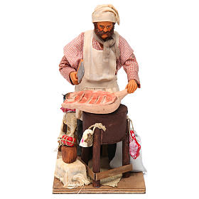 Crèche Napolitaine: Boucher animation crèche napolitaine 24 cm