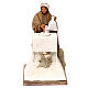 Miller figurine for animated Neapolitan Nativity, 14cm s1