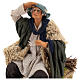 Animated Man looking in the distance figurine for Neapolitan Nativity, 24cm s2