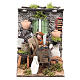 Chestnut seller animated figurine for Neapolitan Nativity, 10cm s1