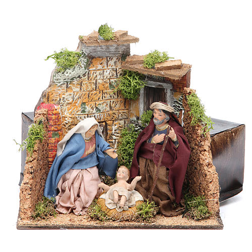Nativity scene animated figurine for Neapolitan Nativity, 10cm 1