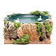 Pond with ducks, animated nativity setting 7x15x15cm s1