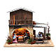 Nativité avec bucheron animation crèche 12 cm s2