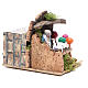 Man with balloons measuring 7cm, animated nativity figurine s3