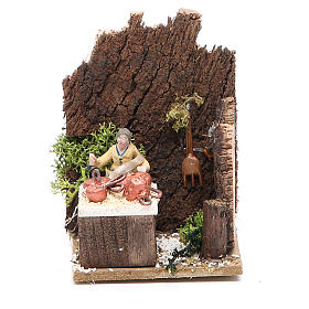 Movimientos para el Belén: Calderero 4cm movimiento Belén