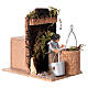 Man at the well measuring 7cm, animated nativity figurine s3