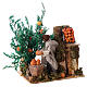 Man picking oranges measuring 10cm, animated nativity figurine s3
