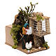 Woman with hens measuring 7cm, animated nativity figurine s3