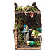 Fruit seller measuring 4cm, animated nativity figurine s1
