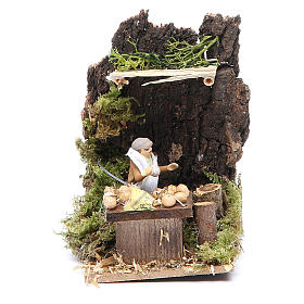 Bewegliche Krippenfiguren: Eier Verkäuferin 4cm bewegliche Krippenfigur Bewegliche Krippenfiguren: Eier Verkäuferin 4cm bewegliche Krippenfigur