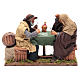 Animated Neapolitan Nativity figurines 2 card players 24cm s1