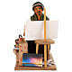 Animated Neapolitan Nativity figurine painter 24cm s1