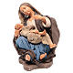 Animated Neapolitan Nativity figurine Mother sitting with child 30cm s2