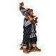 Animated Neapolitan Nativity figurine Man with child on shoulders 24cm s3