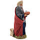 Animated Neapolitan Nativity figurine White Wise King 30cm s4