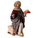 Animated Neapolitan Nativity figurine kneeling Wise King 30cm s3