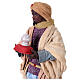 Animated Neapolitan Nativity figurine Black Wise King 30cm s4