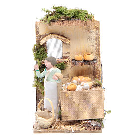 Bewegliche Krippenfiguren: Brot Händler 10cm bewegliche Krippenfigur Bewegliche Krippenfiguren: Brot Händler 10cm bewegliche Krippenfigur