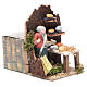 Man selling cheese measuring 10cm, animated nativity figurine s3