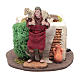 Moving nativity scene good shepherd in pvc 10 cm s1