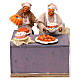 Baker with waitress 12cm Neapolitan Nativity animated figurines s1