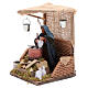 Man baking polenta 12cm Neapolitan Nativity animated figurine s2