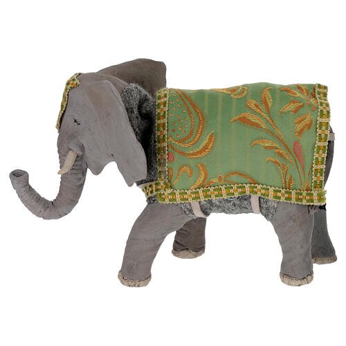 Elefante con movimento 12 cm presepe napoletano 1