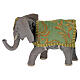 Elefante con movimento 12 cm presepe napoletano s1