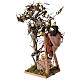 Moving man with ladder leaning on tree 12 cm Neapolitan nativity scene s2
